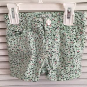Gap floral shorts 2t